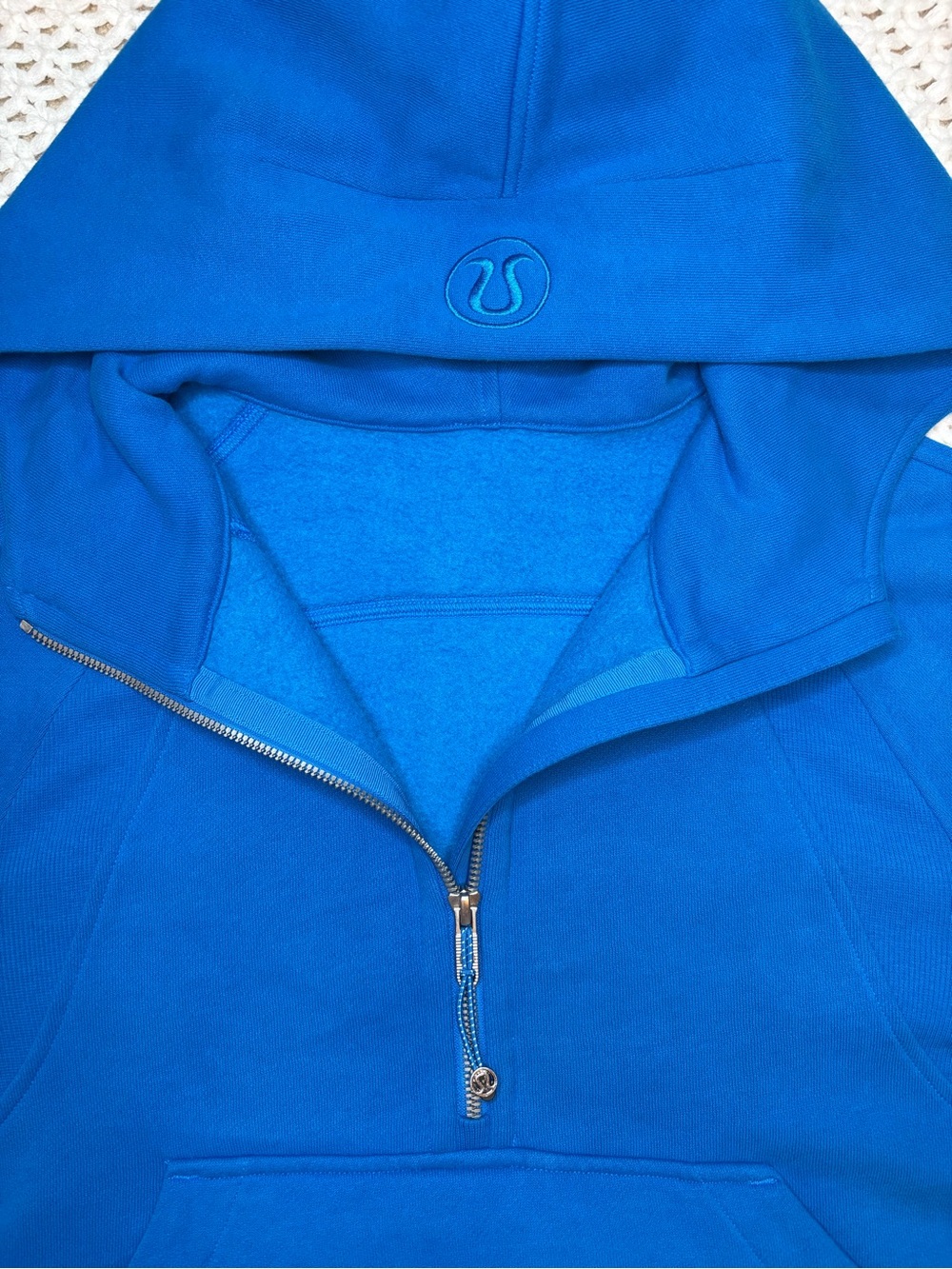 RARE! lululemon poolside scuba oversized half zip hoodie size xs/s - Picture 5 of 12